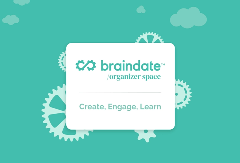Braindate organizer space